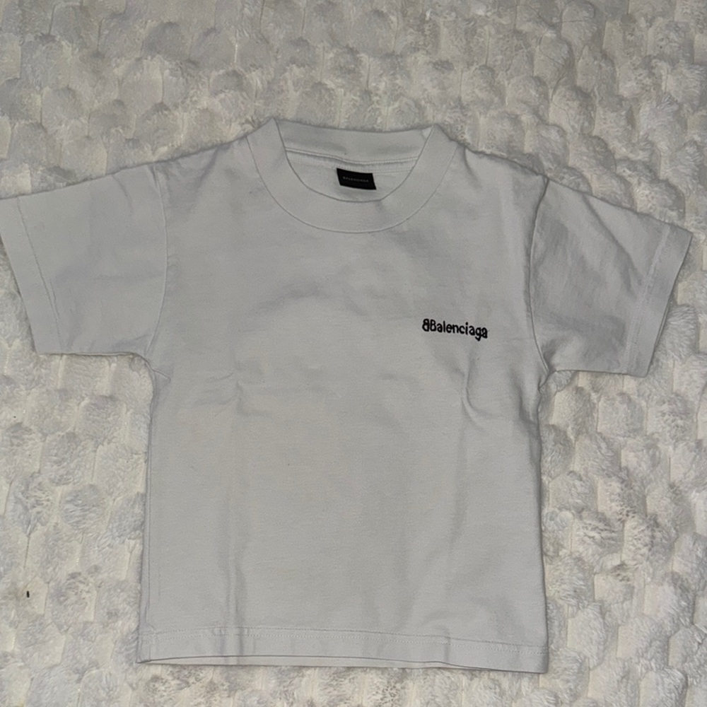 Balenciaga Kids White T-Shirt